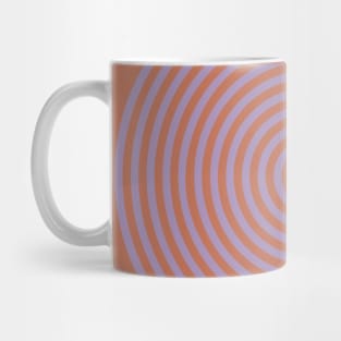 Terracotta Retro Mid Century Modern Line Art Mug